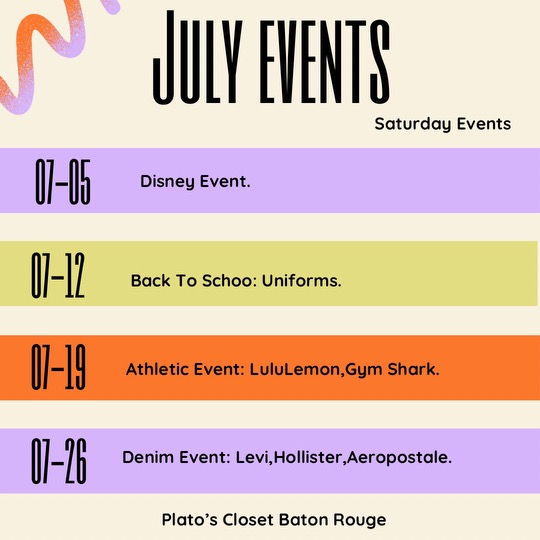 July Events